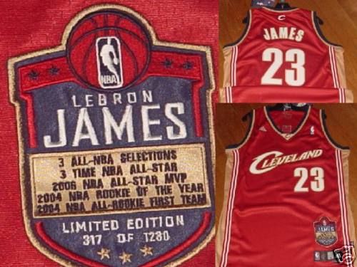 Authentic Lebron James Limited Edition Jersey M L XL 2X  