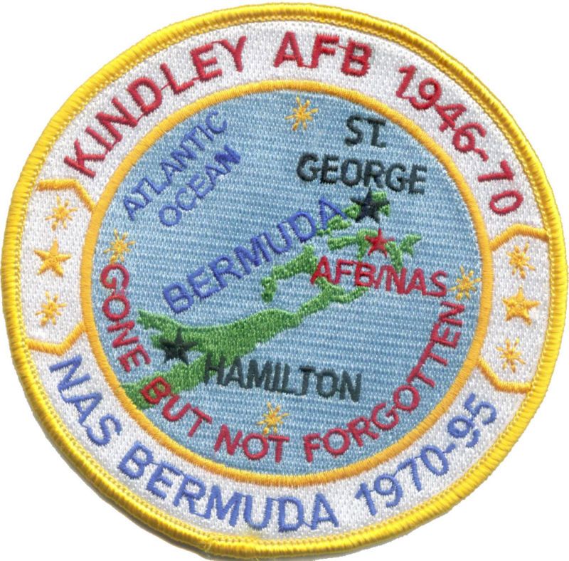 USAF/US NAVY BASE PATCH, KINDLEY AFB, NAS BERMUDA  