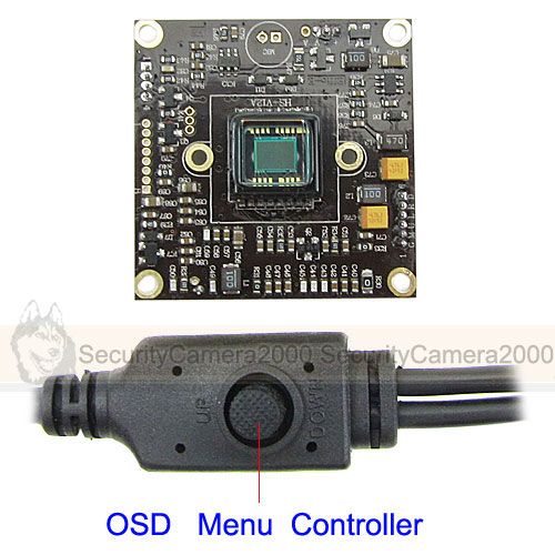 38x38mm SONY Effio DSP CCD Color Board Camera Multilingual OSD Menu