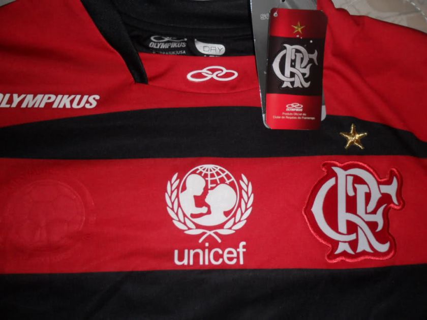 2011 FLAMENGO RONALDINHO UNICEF TIM JERSEY OLYMPIKUS  