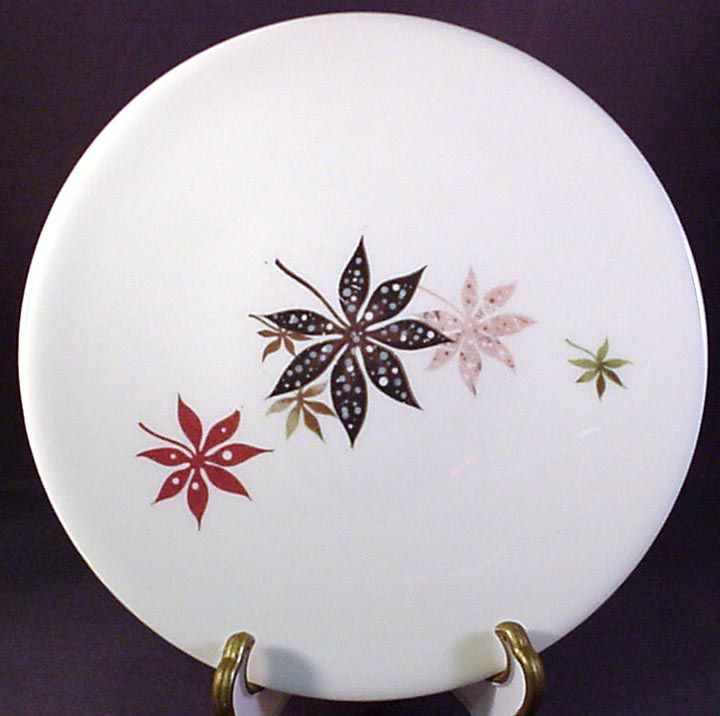 PETER TERRIS CALICO LEAVES 6 1/8 BREAD & BUTTER PLATE  