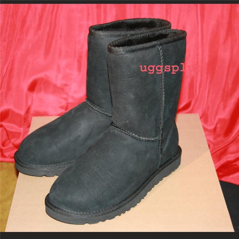 NEW GENUINE CLASSIC SHORT BLACK UGG BOOTS 5 6 7 8 9 10  