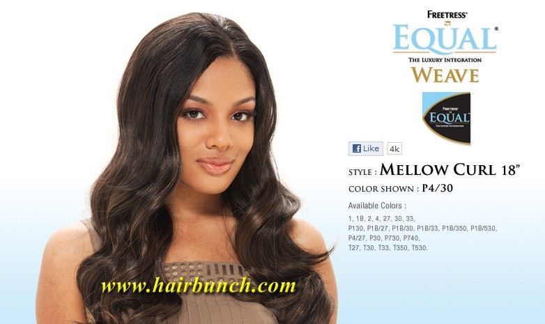 Shake n Go Milkyway Equal Weave Mellow Curl 18  