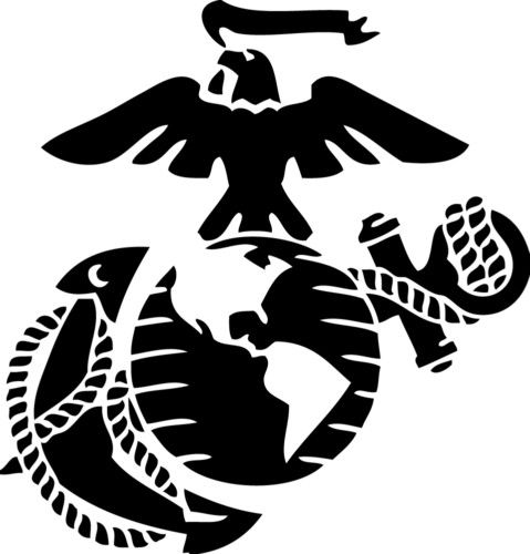 Eagle Globe Anchor USMC Marine Corps Car Decal Sticker  