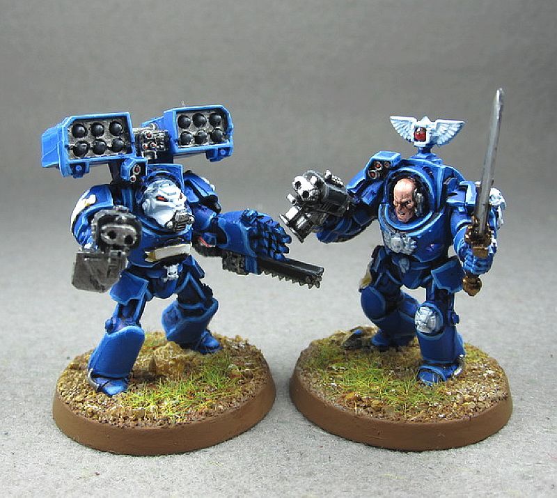 Warhammer 40K Painted Space Marine Terminator Squad  