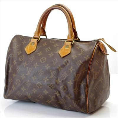   VUITTON MONOGURUM SPEEDY 30 BAG LUGGAGE TRAVEL, MADE IN FRANC  