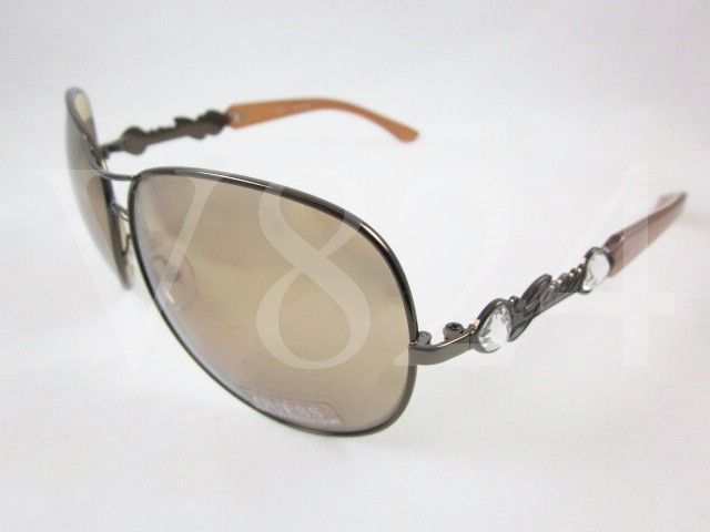 GUESS GU 7091 Sunglasses JESSICA Brown GU7091 BRN 1F  