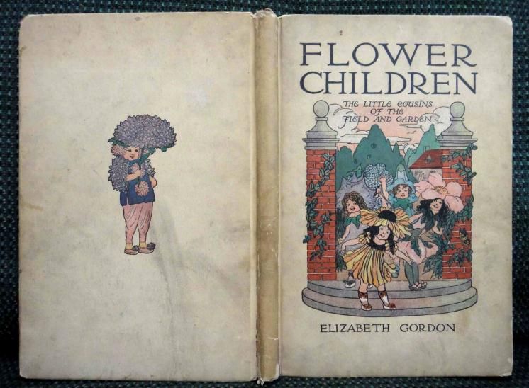 1910 antique FLOWER CHILDREN~elizabeth gordon,m.t.ross  