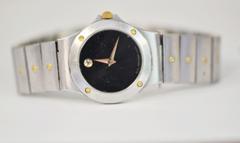 Ladies Movado Sport Edition Ref 86.A1.816.2 Two Tone Black Museum 