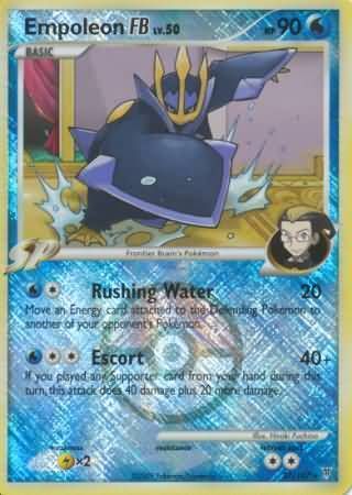 EMPOLEON FB Reverse Holo Pokemon Rare Promo League Card  