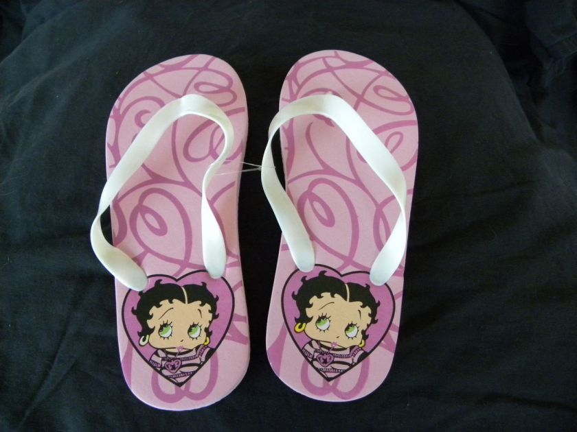 WOMENS FLIP FLOPS NEW BETTY BOOP S L  