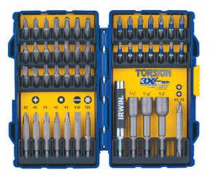 IRWIN 47pc Driver Bit Set with TORSION Bits  #4935547 673765999355 