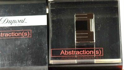 ST DUPONT ABSTRACTIONS BLACK LACQUER L2 LIGHTER BNIB  