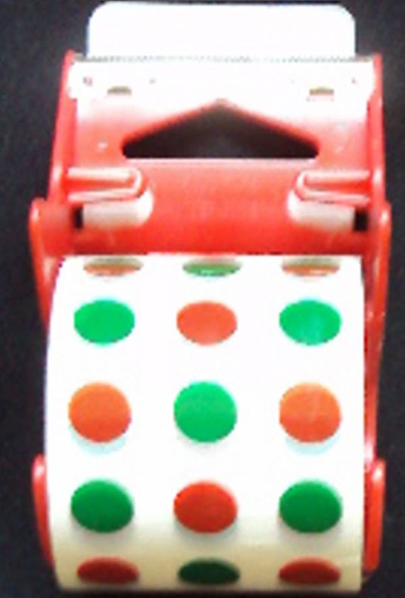 Duck EZ Start Sealing Tape & Dispenser Red & Green Dots  