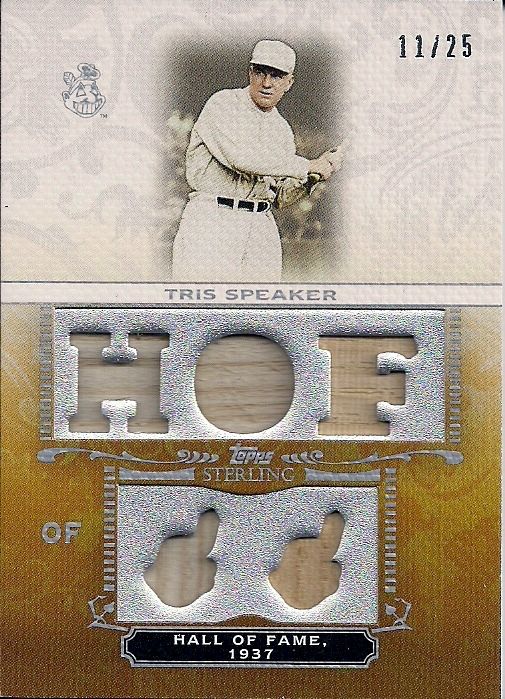 Tris Speaker, Game Used Bats, 2009 Topps Sterling  