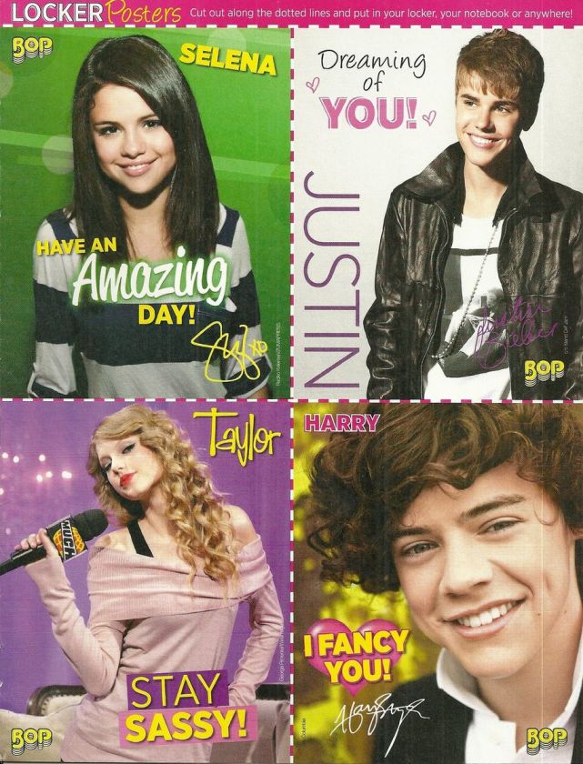   x5 Locker Posters for One Direction (1D) Justin Bieber Big Time Rush