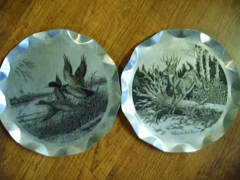 STYLEMASTER Tray Plaque Alum. Duck/Deer Trays  