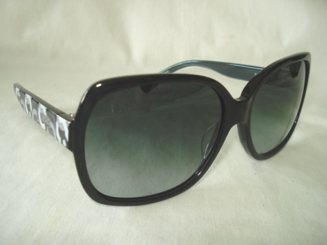 NEW WOMAN COACH S2029 BLACK SUNGLASSES AUTHENTIC  