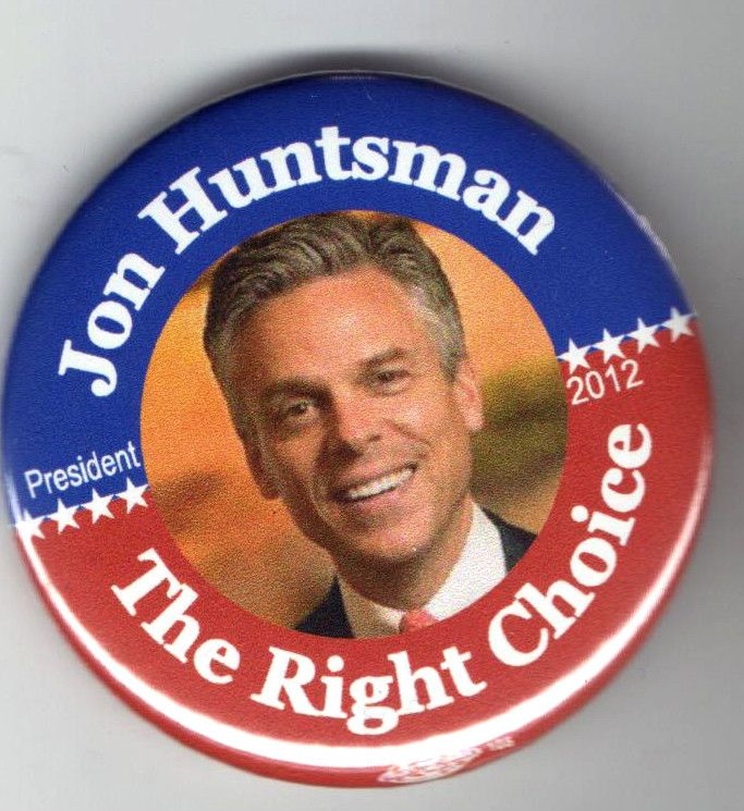 Jon HUNTSMAN president 2012 Right Choice UTAH Governor  