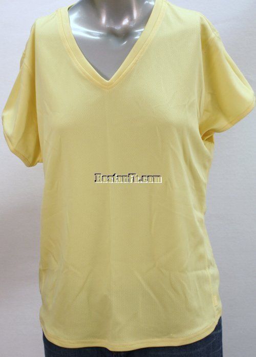 JOCKEY SPORT YELLOW MESH V NECK ATHLETIC SHIRT X LARGE  