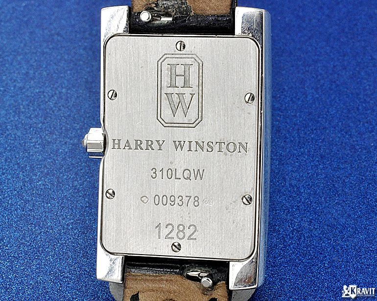 Fine Ladies 18K W/G Diamond Harry Winston Avenue Watch.  