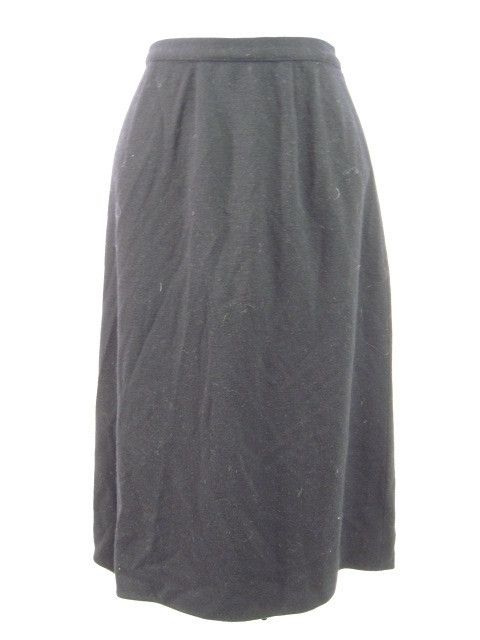 DOLCE & GABBANA Black Wool Straight Skirt Sz 28  