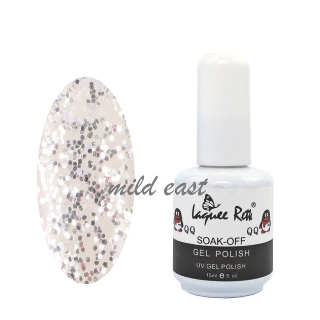 15ml Nail art Soak off UV gel polish for UV top coat primer glitter 