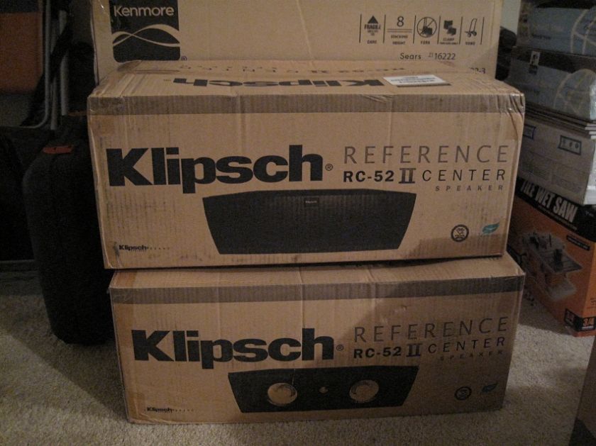 NEW KLIPSCH REFERENCE RC 52 II CENTER SPEAKER 743878021967  