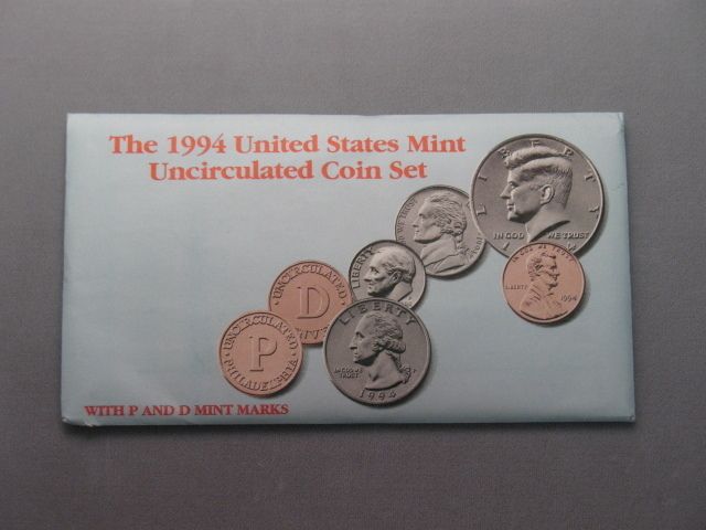 1994 UNITED STATES MINT SET ORIGINAL PACKAGING  