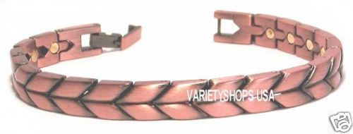 Aztec Style Copper Magnetic Bracelet A1011  