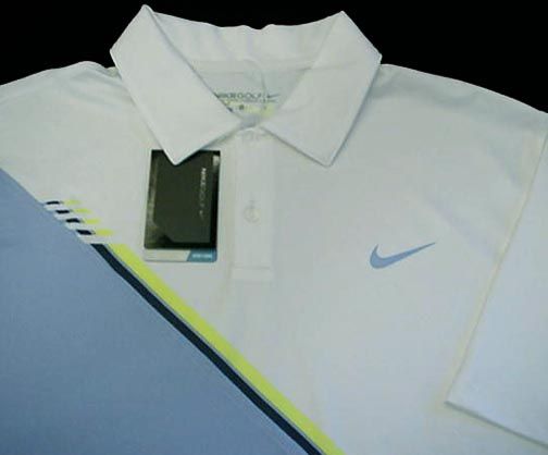 this polo is from the 2012 spring nike line of clothing which features 