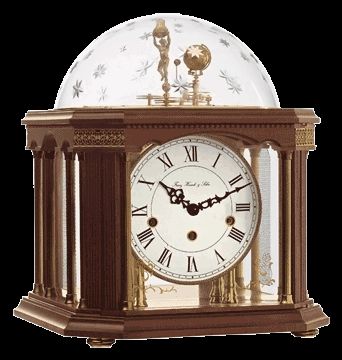 BEAUTIFUL HERMLE TELLURIUM III MANTEL CLOCK  