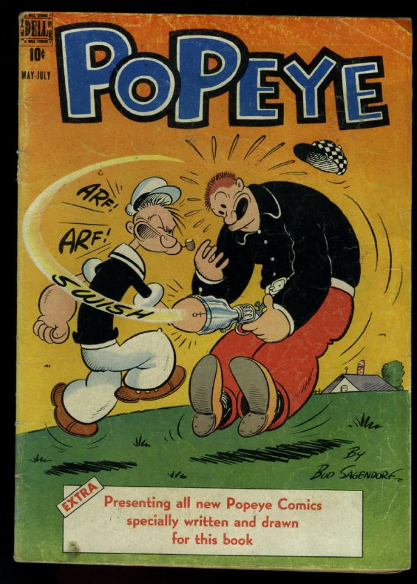 POPEYE #2 BUD SAGENDORF ART 1948  