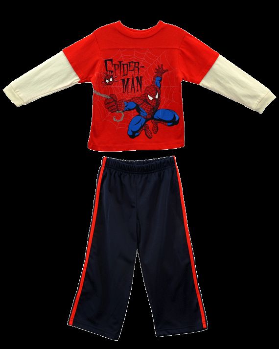 Marvel Spider Man 2 pc Pant Set  