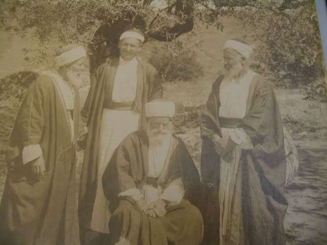 Bonfils Arab Men Large Albumen Photograph  