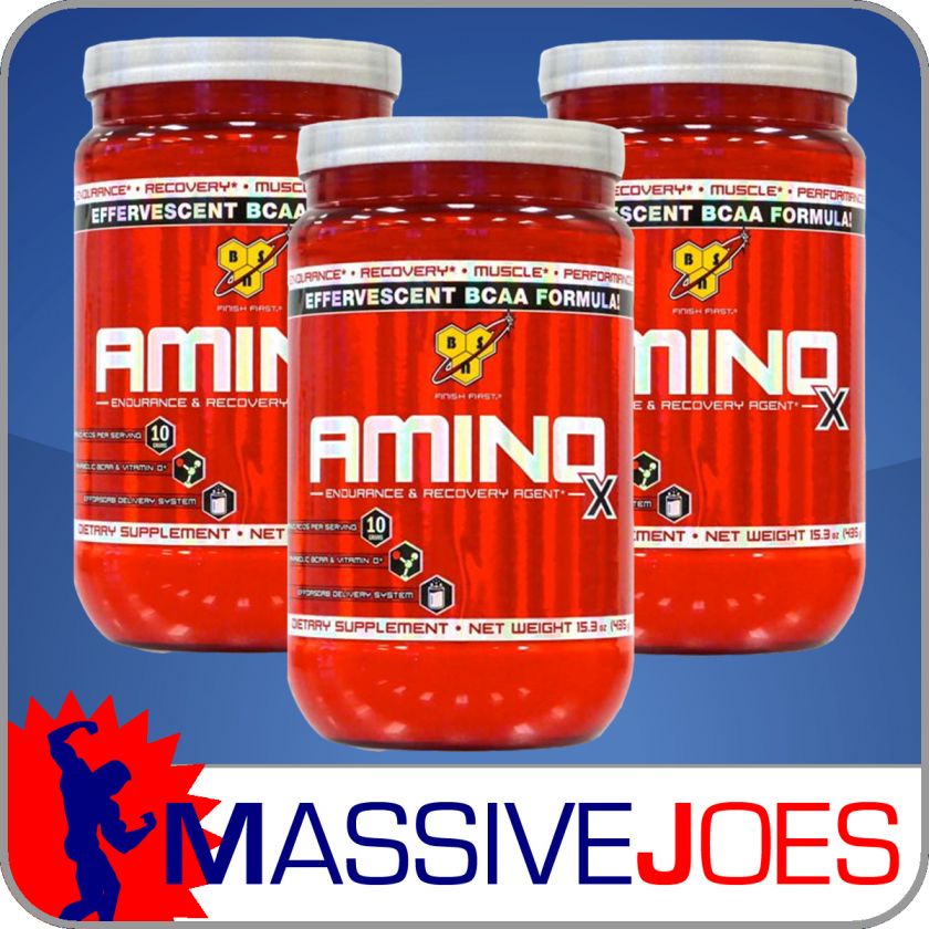   AMINO X 30 SERVES TRIPLE PACK 3 BCAA PROTEIN POWDER XTEND EXTEND