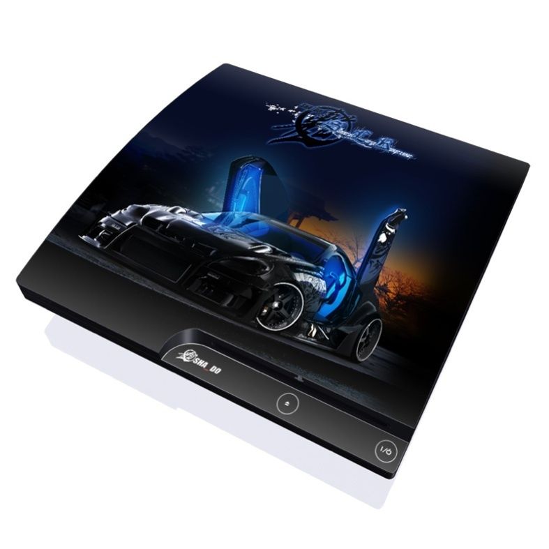 Sony PS3 SLIM Glossy Console Skin by DecalGirl ~ SLK  