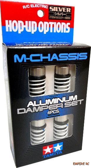 Tamiya 92227 RC M Chassis Aluminum Damper Set (Silver / 4pcs) (M03 