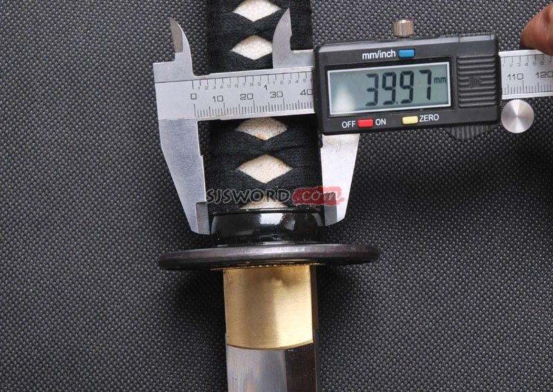   SAMURAI SWORD KATANA high carbon steel 1095 cut sharp edge STAND #9033