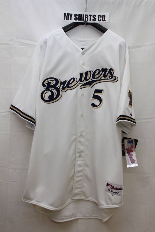 Milwaukee Brewers Geoff Jenkins Authentic Jersey (60)  