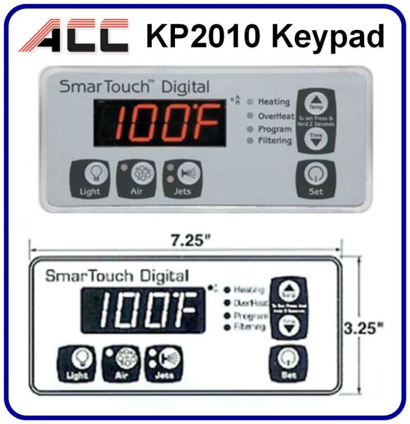   option for ACC SmarTouch Digital KP2010 Keypad in place of KP1000