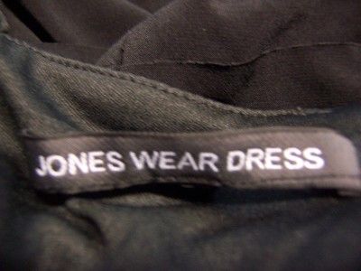 JONES WEAR DRESS Jersey Shutter Pleat Cocktail Dress 8  