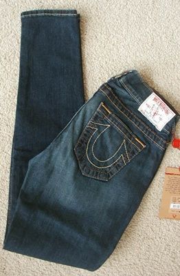 NWT True Religion Casey legging jeans Buckeye DK  