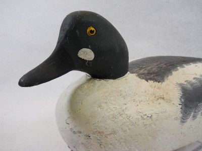 Vintage Golden Eye Drake Duck Factory Decoy ? Herters  