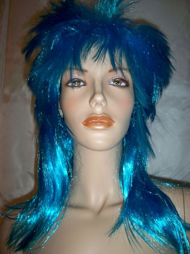 W44 Hack Elk Shugo Kunisaki Azure Aqua Cosplay Wig  