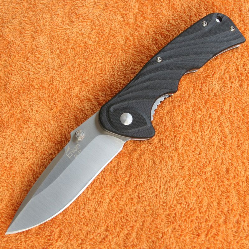 New Enlan Liner Lock Folding Knife EL 03C  