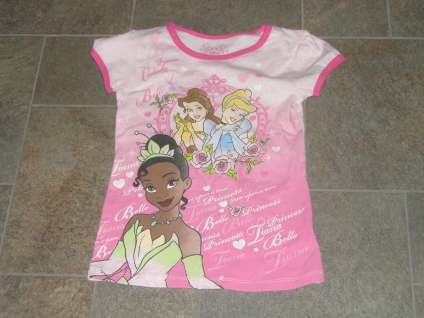 NWT Disney Princess Tiana Frog Belle T Shirt Top 3T  