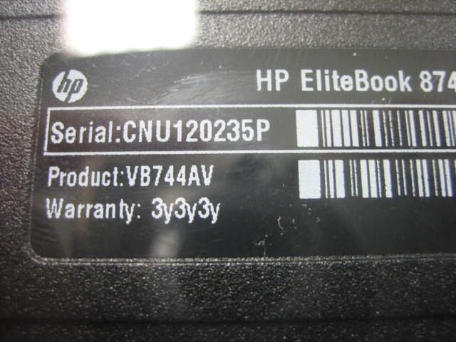 HP EliteBook 8740w i7 M620 2.67GHz 4GB 640GB HDD Laptop   VB744AV 