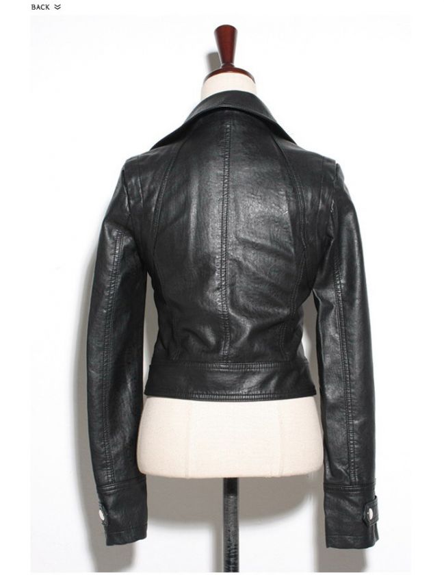 New Womens Rider Leather Jacket size M (UK12/14) Various Colors  