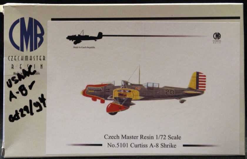 72 Czechmaster CURTISS A 8 SHRIKE Bomber *MINT*  